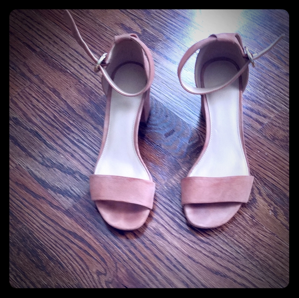 Michael Kors Blush Flats with Ankle Straps